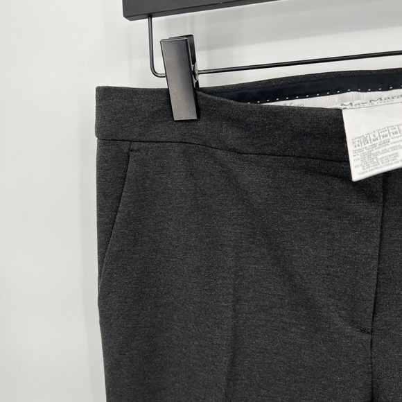 Maxmara Grey Dress Ankle Viscose Blend Pants Size 14 - Picture 5 of 8